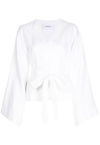 BONDI BORN Blusa con scollo a V - Bianco