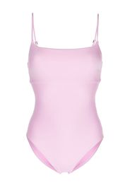 BONDI BORN Winnie square-neck one piece - Rosa