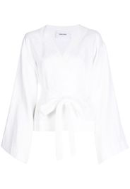 BONDI BORN Blusa con scollo a V - Bianco