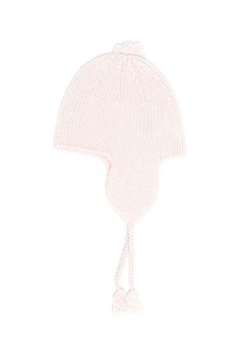 pompom knitted hat