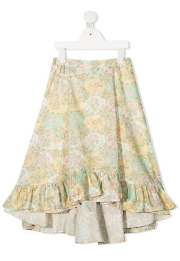 Bonpoint embroidered ruffle skirt - Rosa