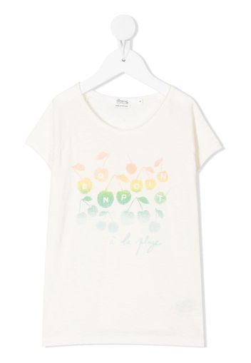 Bonpoint floral-print T-shirt - Toni neutri