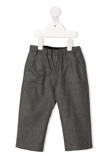 Bonpoint slim-cut tailored trousers - Grigio