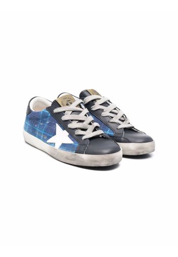 Bonpoint low-top lace-up trainers - Blu
