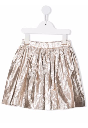 Bonpoint metallic-finish skirt - Toni neutri