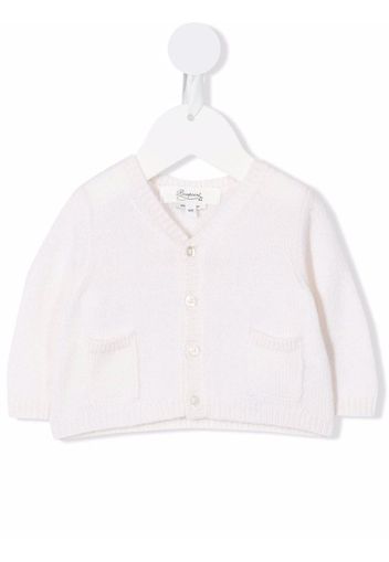 Bonpoint V-neck knit cardigan - Bianco