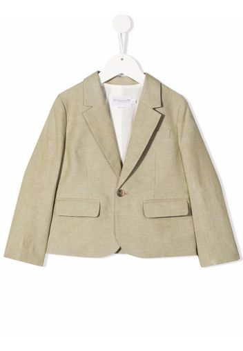 Bonpoint single-breasted blazer - Verde