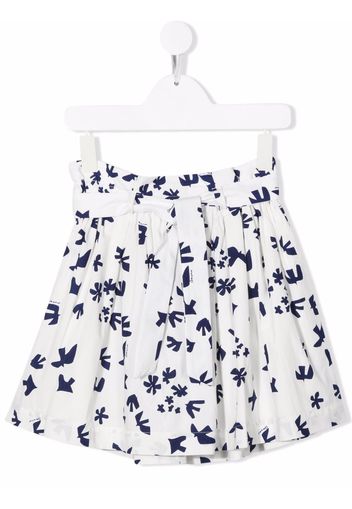 Bonpoint Tuie printed skirt - Bianco