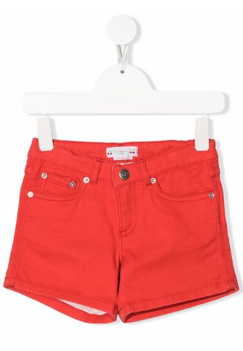 Bonpoint TEEN slim-cut denim shorts - Rosso