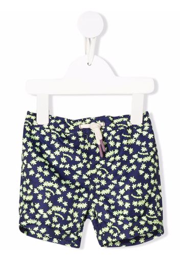 Bonpoint patterned drawstring swim shorts - Blu