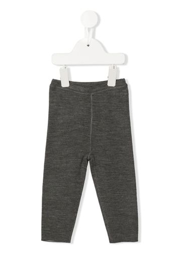 Bonpoint Leggings a coste - Grigio