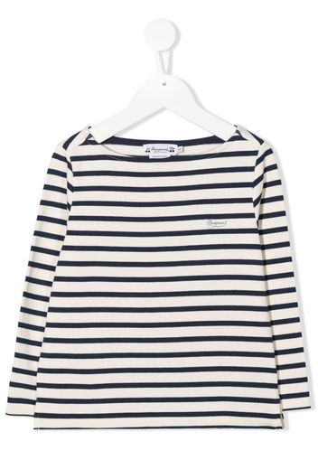 Bonpoint stripe-pattern long-sleeve T-shirt - Toni neutri