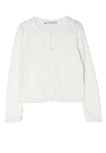 Bonpoint round-neck cardigan - Bianco