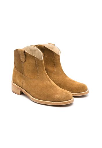 BONPOINT suede ankle boots - Toni neutri