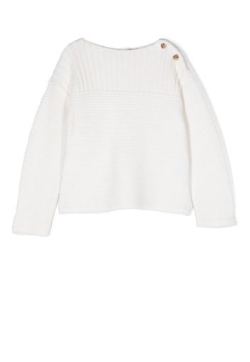 Bonpoint Maglione Amiral - Bianco