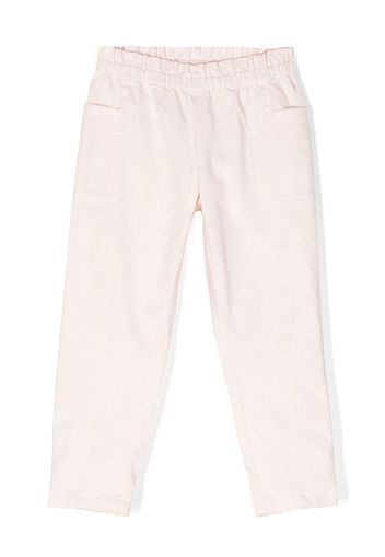 Bonpoint Pantaloni affusolati con vita elasticizzata - Rosa