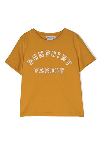 Bonpoint T-shirt girocollo con stampa - Giallo