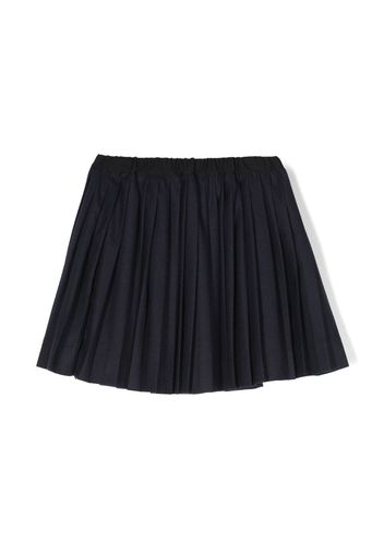 Bonpoint accordion pleat miniskirt - Blu