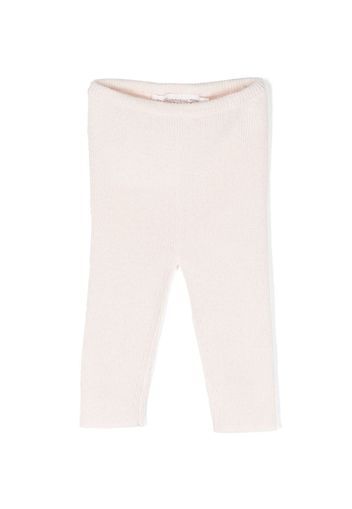 Bonpoint Leggings a coste - Rosa