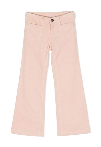 Bonpoint Pantaloni Junon svasati a coste - Rosa