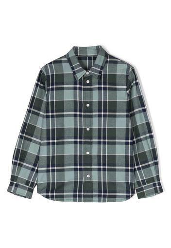 Bonpoint Camicia a quadri - Verde