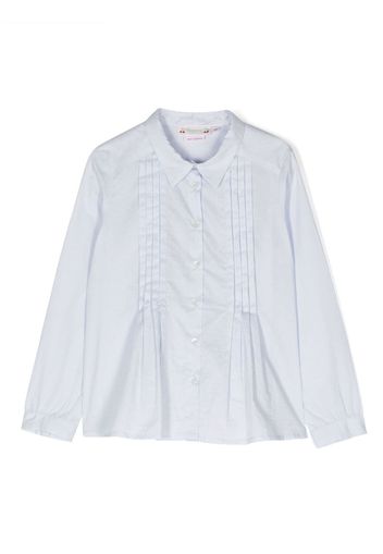 Bonpoint Camicia con pieghe - Blu