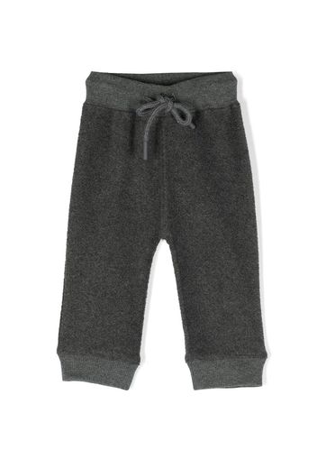 Bonpoint Pantaloni sportivi con ricamo - Grigio