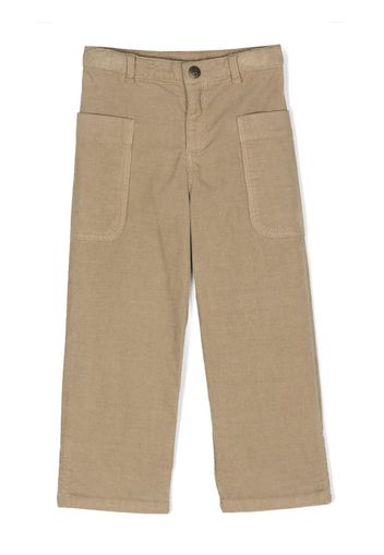 Bonpoint Pantaloni dritti Looping - Marrone