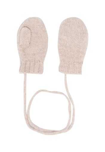 Bonpoint knitted wool mittens - Toni neutri