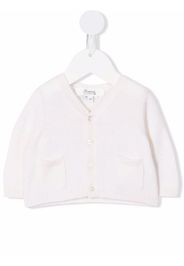 Bonpoint V-neck knit cardigan - Bianco