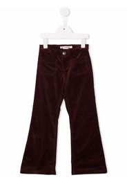 Bonpoint wide-leg corduroy trousers - Rosso