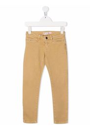 Bonpoint slim-fit cotton trousers - Toni neutri