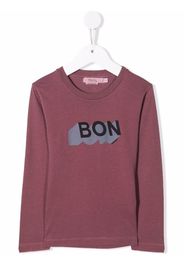 Bonpoint logo-print cotton T-shirt - Rosa