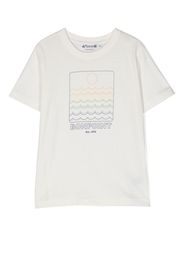 Bonpoint logo-print cotton T-shirt - Bianco