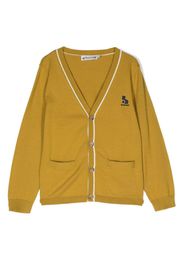 Bonpoint Cardigan con ricamo - Giallo