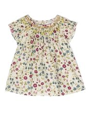 Bonpoint Blusa Ella a fiori - Toni neutri