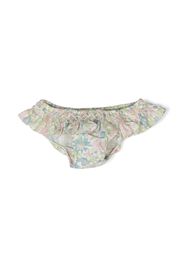 Bonpoint floral-print ruffled bloomers - Verde