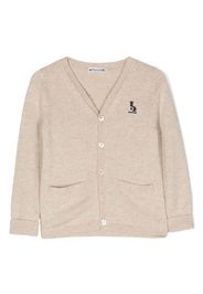 Bonpoint Cardigan con ricamo - Toni neutri