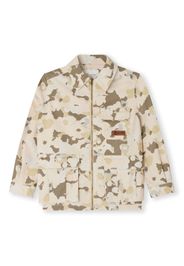 Bonpoint Giacca-camicia Flavien con stampa camouflage - Toni neutri