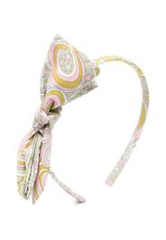 Bonpoint graphic-print cotton head band - Rosa