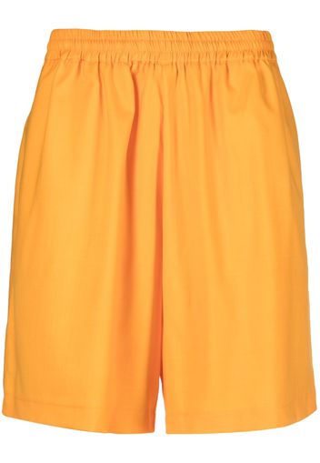 Bonsai wide-leg elasticated shorts - Arancione