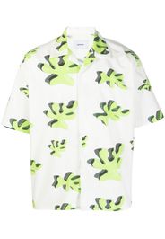 Bonsai graphic-print short-sleeved shirt - Bianco