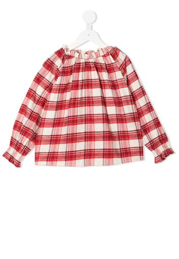 Bonton Blusa a quadri - Rosso