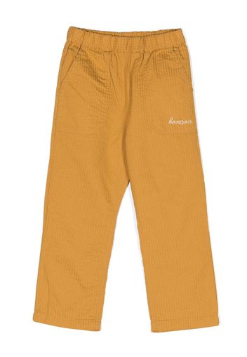 Bonton ribbed chino trousers - Marrone