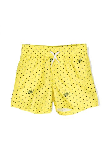 Bonton star-printed swim shorts - Giallo