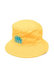 Bonton embroidered bucket hat - Giallo