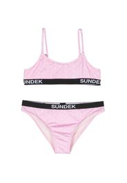 Bonton star-print bikini set - Rosa