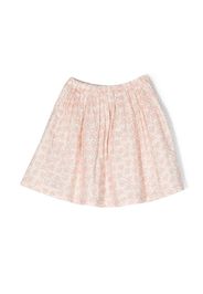 Bonton graphic-print cotton skirt - Rosa