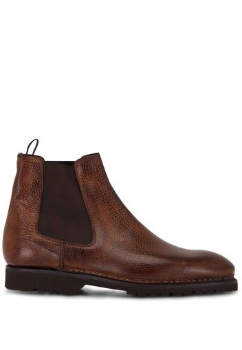 Bontoni leather Chelsea boots - Marrone