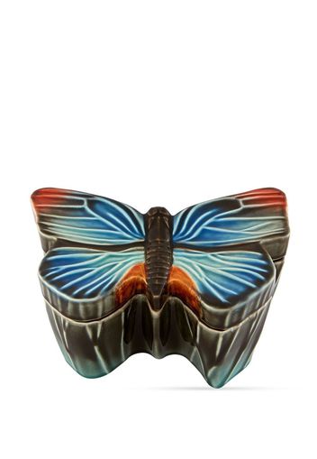 Bordallo Pinheiro Porta oggetti Cloudy Butterflies - Marrone